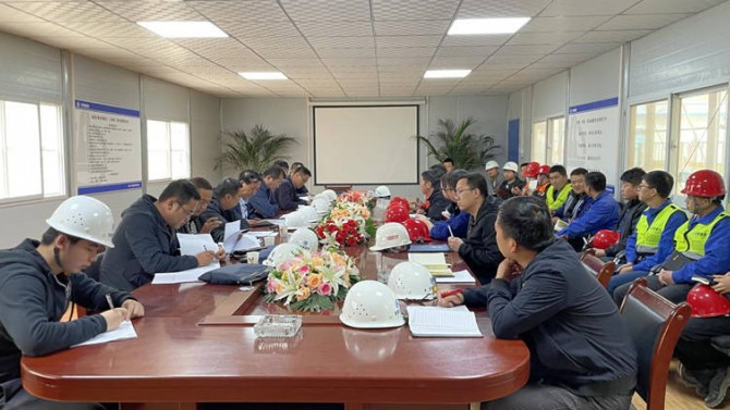 百酈天香項目首次成功引入第三方團隊進行項目月度施工綜合考評