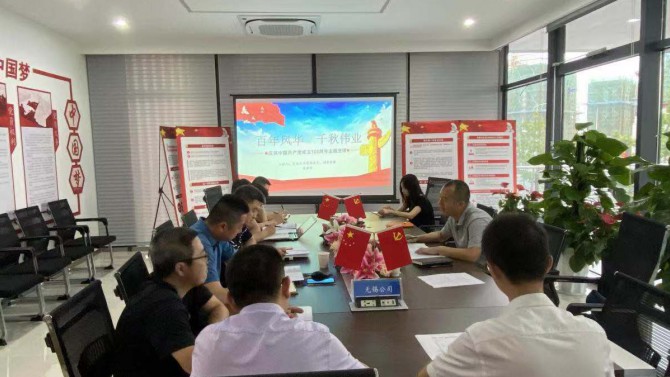 公司各黨支部召開黨史學習教育 專題組織生活會