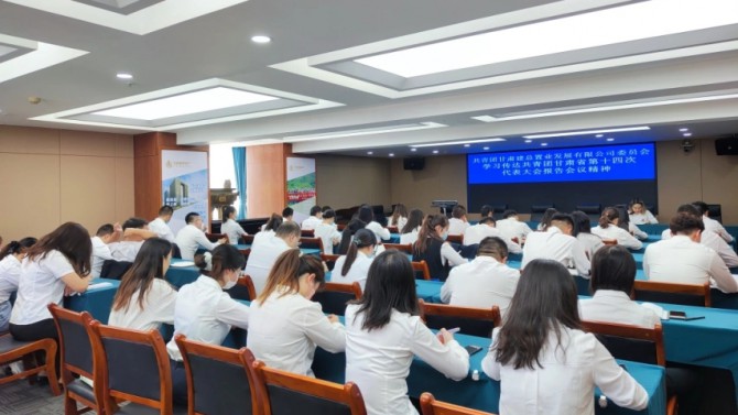 公司團(tuán)委專題學(xué)習(xí)省第十四次團(tuán)代會精神